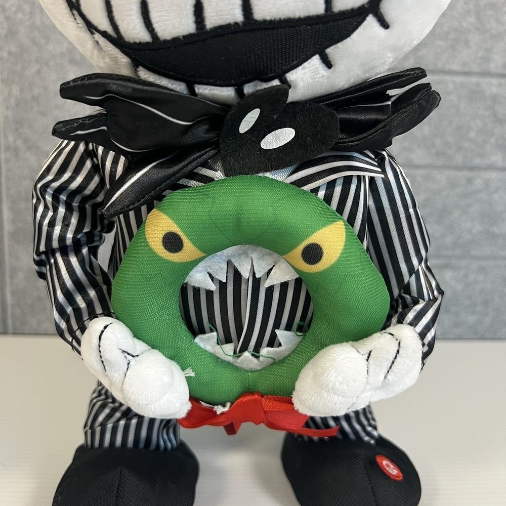 Disney Nightmare Before Christmas Animated Dancing Jack Skellington Plush 13" - Picture 7 of 12